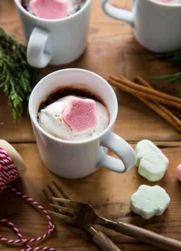 Make a sweet Cinnamon Marshmallow Mug Brownie topped with an adorable Cinnamon Marshmallow!