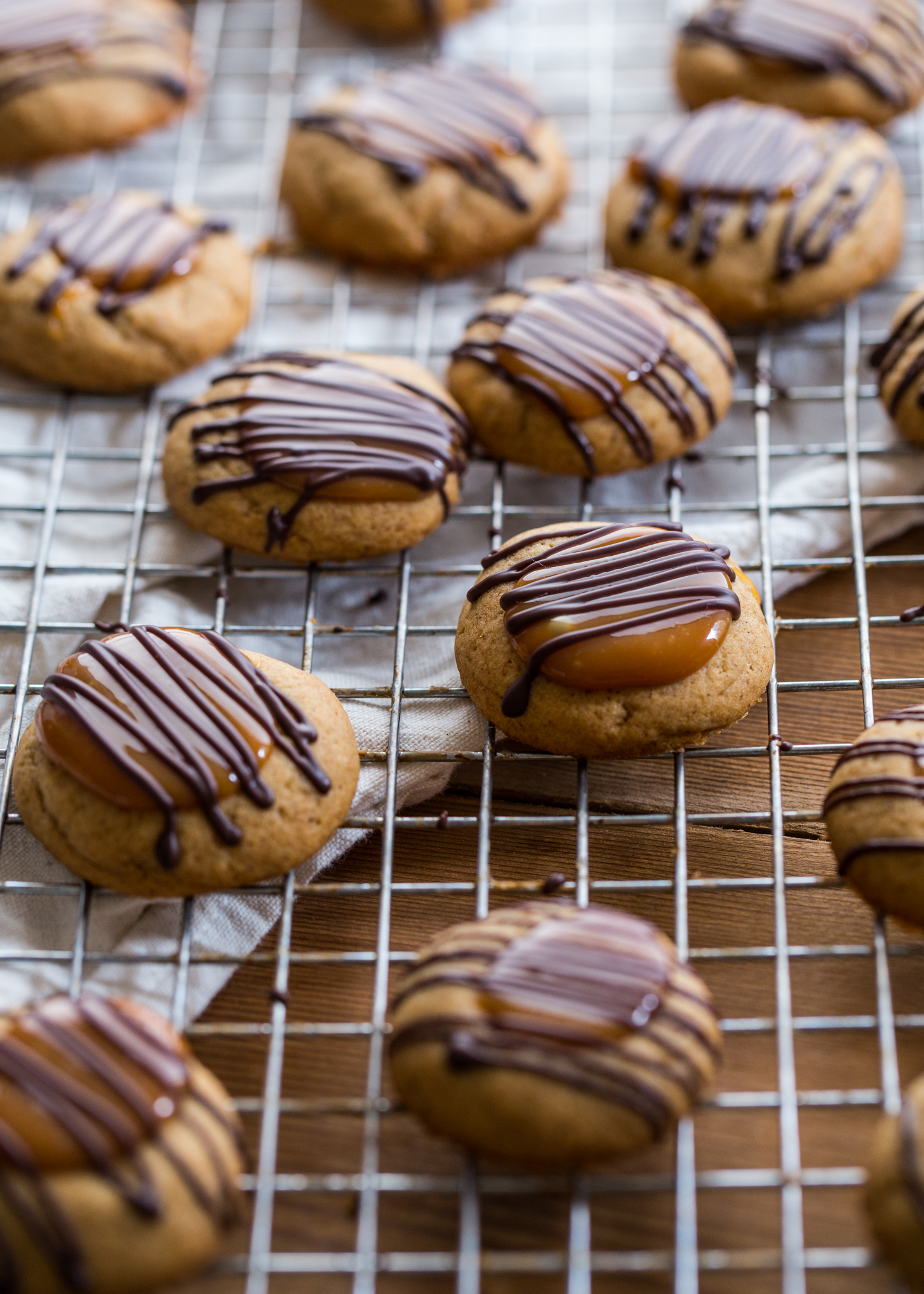 Ginger Caramel Thumbprint Cookies | JellyToastBlog.com (1 of 6)