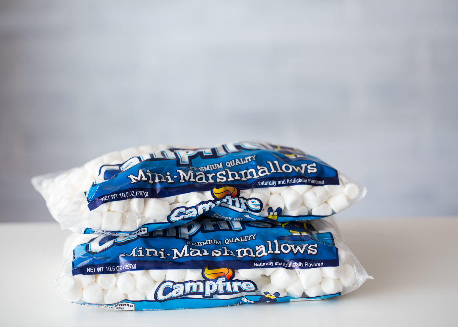 Campfire Mini Marshmallows in Chocolate Coconut Marshmallow Treats