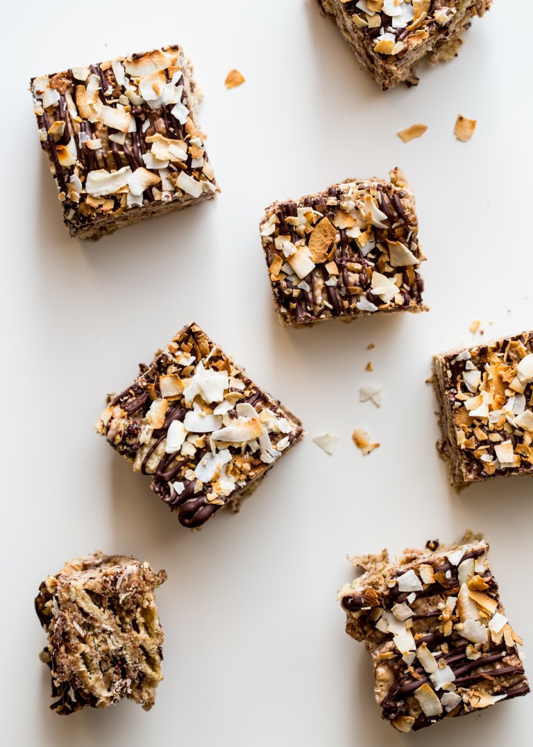 Chocolate Coconut Marshmallow Treats - Jelly Toast