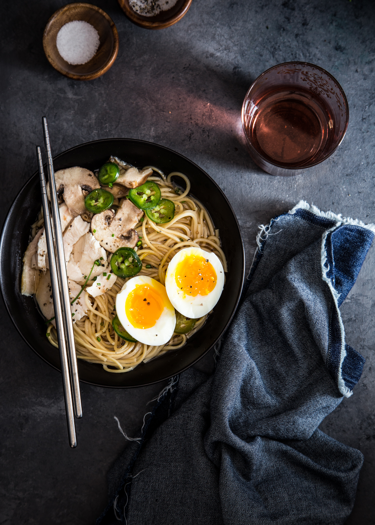 Hot and comforting, Quick Chicken Ramen