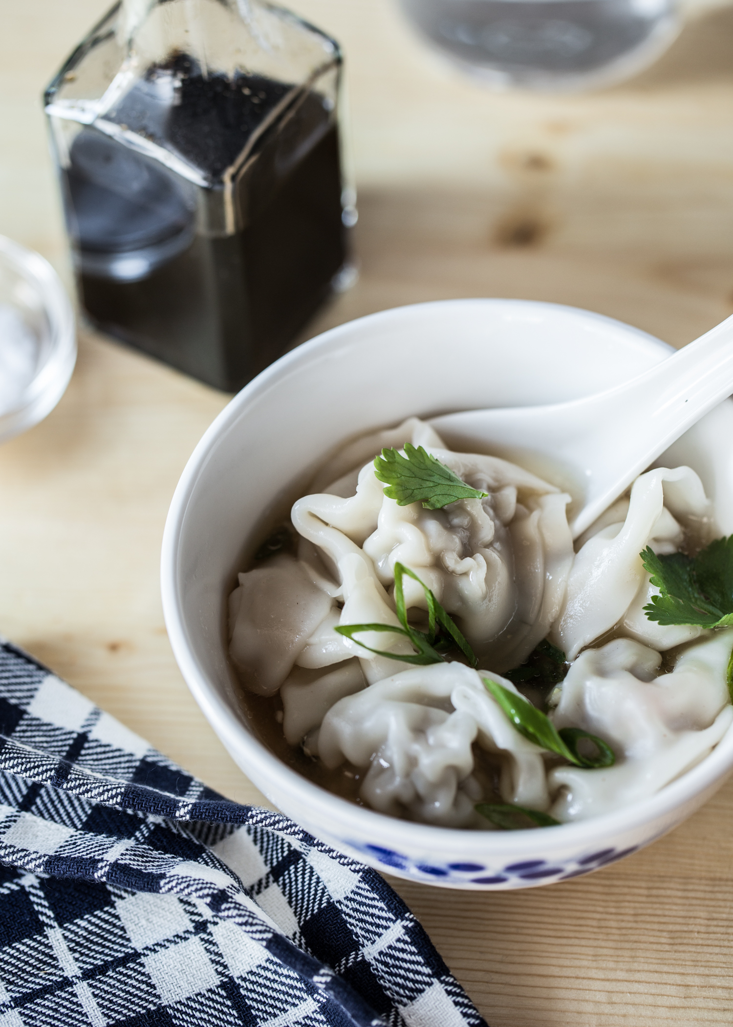 Having a freezer full of wontons to make quick homemade wonton soup is a must.