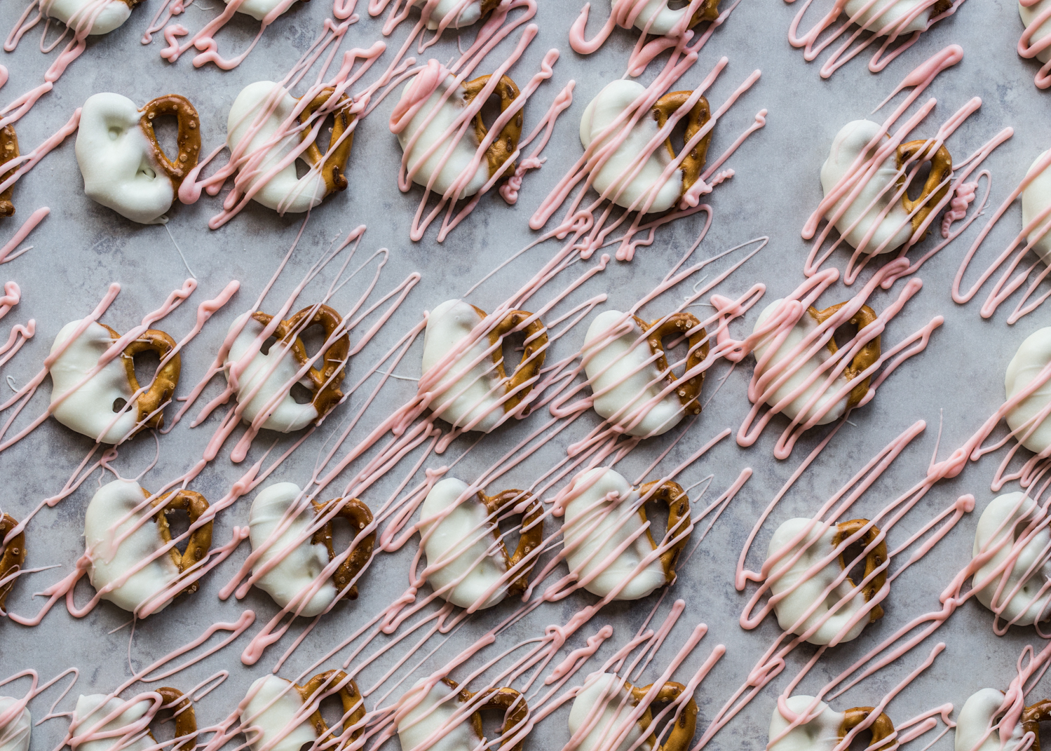 Chocolate covered pretzels make a darling garnish on these decadent Chocolate Pretzel Cereal Treats