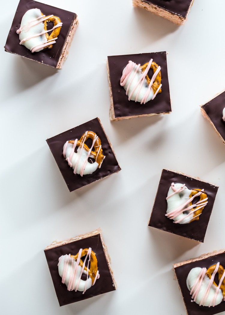 Chocolate Pretzel Cereal Treats Jelly Toast