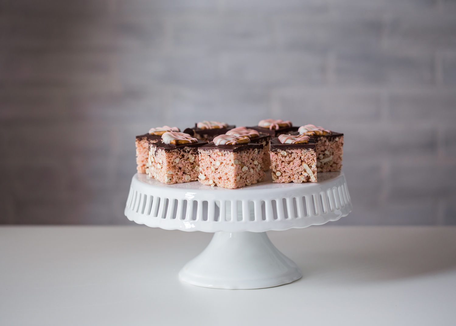 Chocolate Pretzel Cereal Treats are perfectly adorable for Valentine's Day!