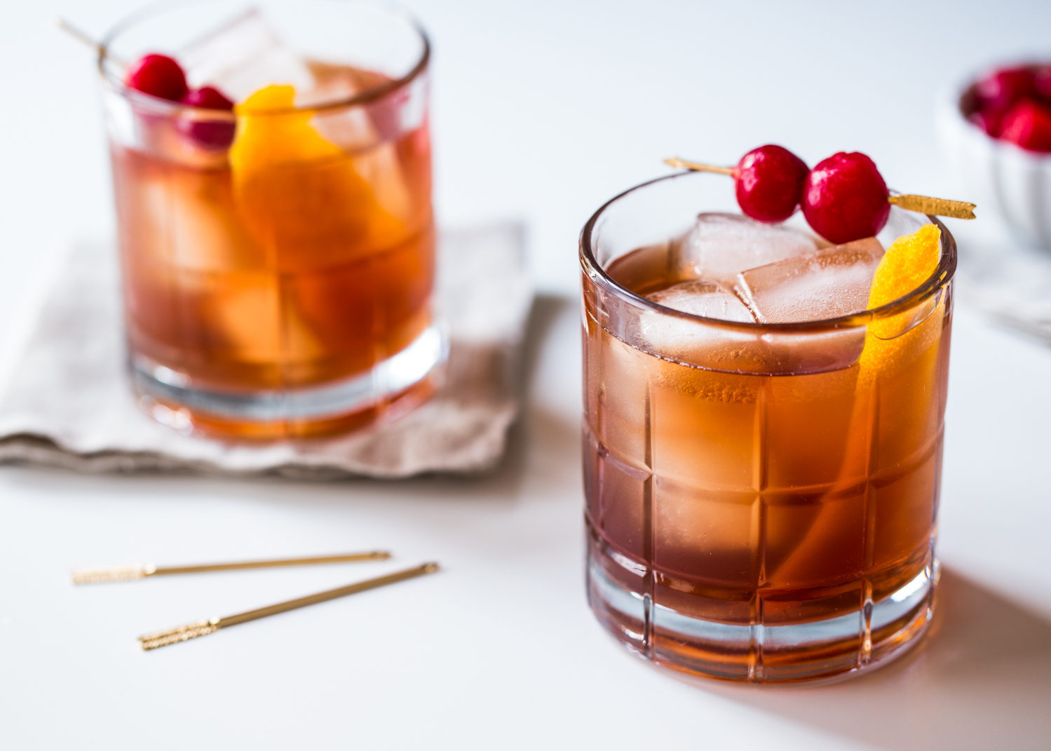 Tart Cherry Old Fashioned