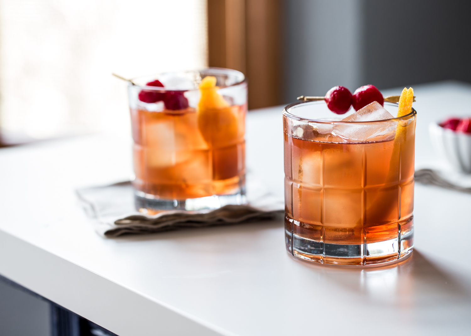 Tart Cherry Old Fashioned