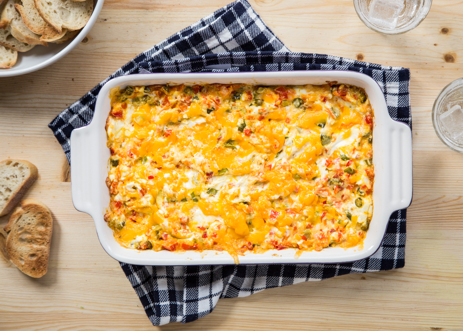 Baked Vegetable Cheese Dip + a Video - Jelly Toast