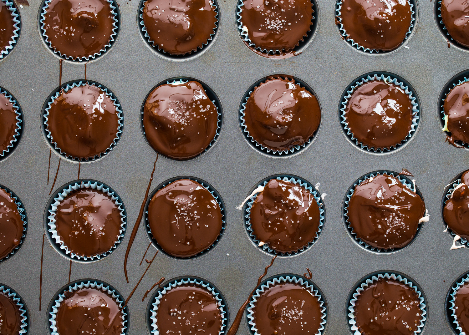 Fruity Mallow Cups made with Campfire® EggSwirlers, dark chocolate and sea salt are perfect for any Easter basket!