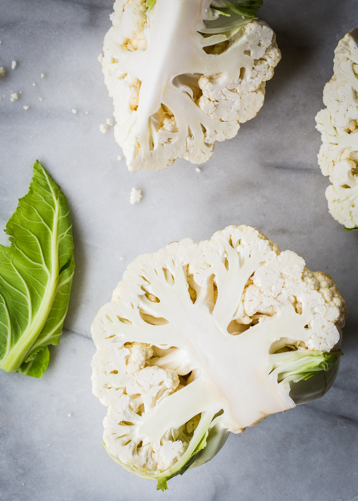 Fresh cauliflower acts as the base of this tart, tangy salad with tart cherries and salty seeds