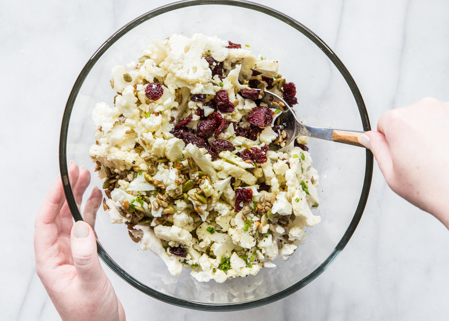 Cauliflower Tart Cherry Salad from Jelly Toast 