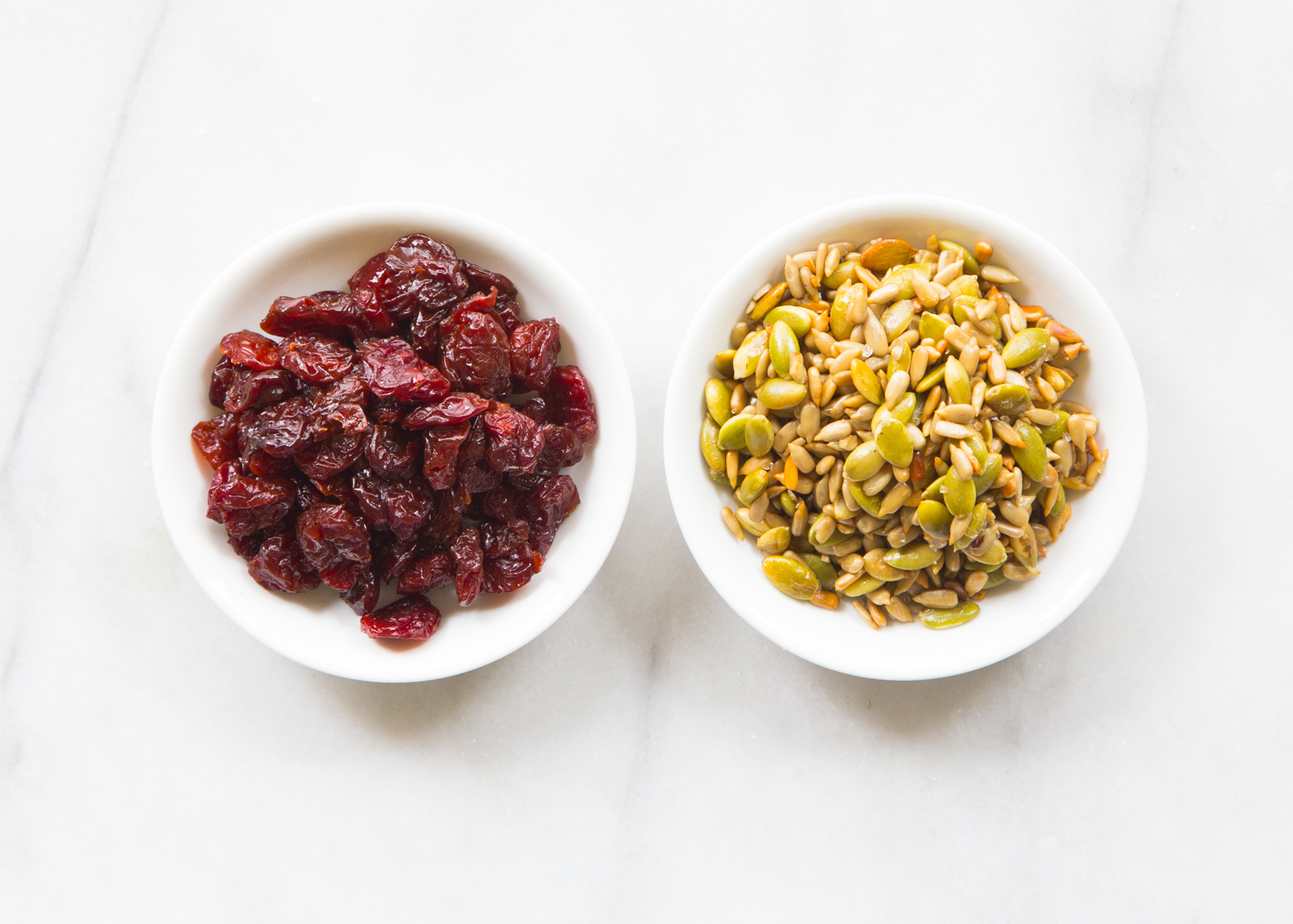 Dried Montmorency Cherries and toasted pumpkin and sunflower seeds for Cauliflower Tart Cherry Salad