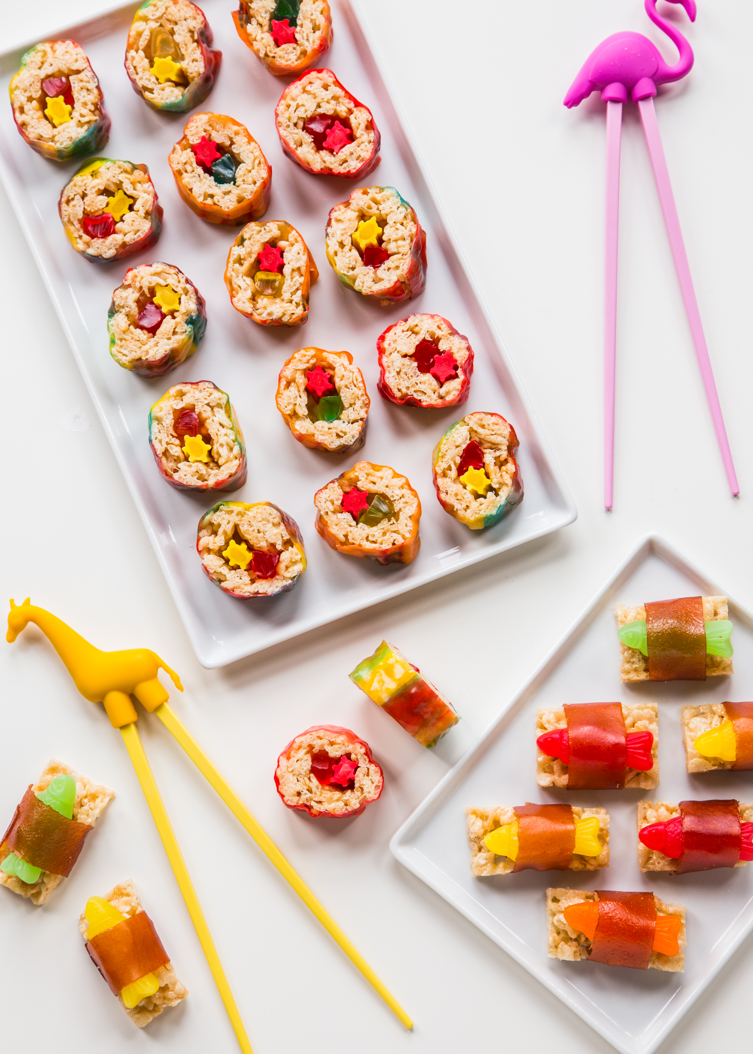 Marshmallow Treat Sushi with Campfire® Marshmallows from Jelly Toast Blog