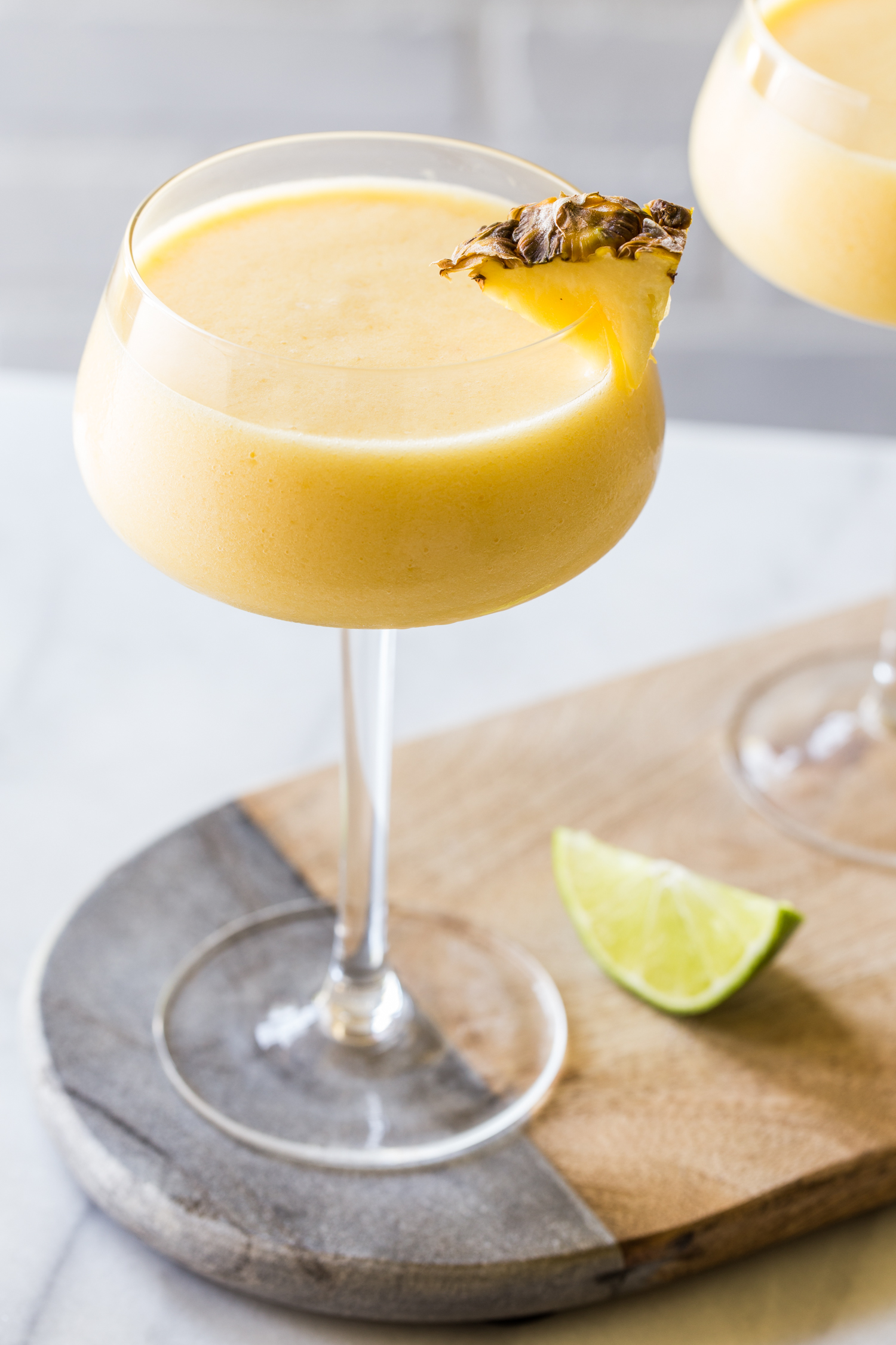 Frozen Pineapple Mango Daiquiri Cocktails