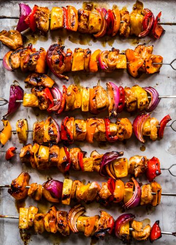 Tropical BBQ Chicken Skewers with ALDI