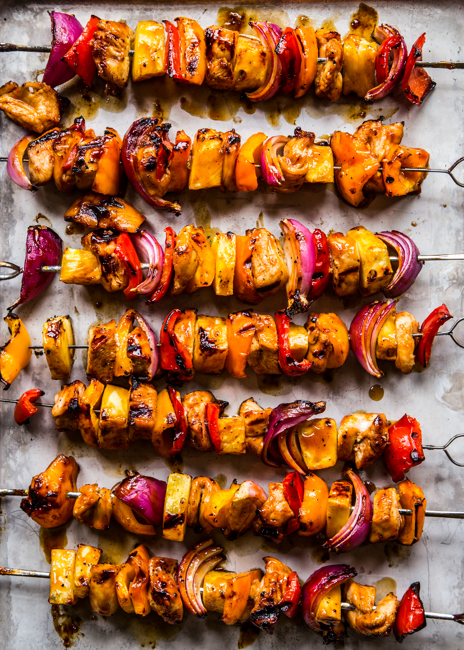 Tropical BBQ Chicken Skewers - Jelly Toast