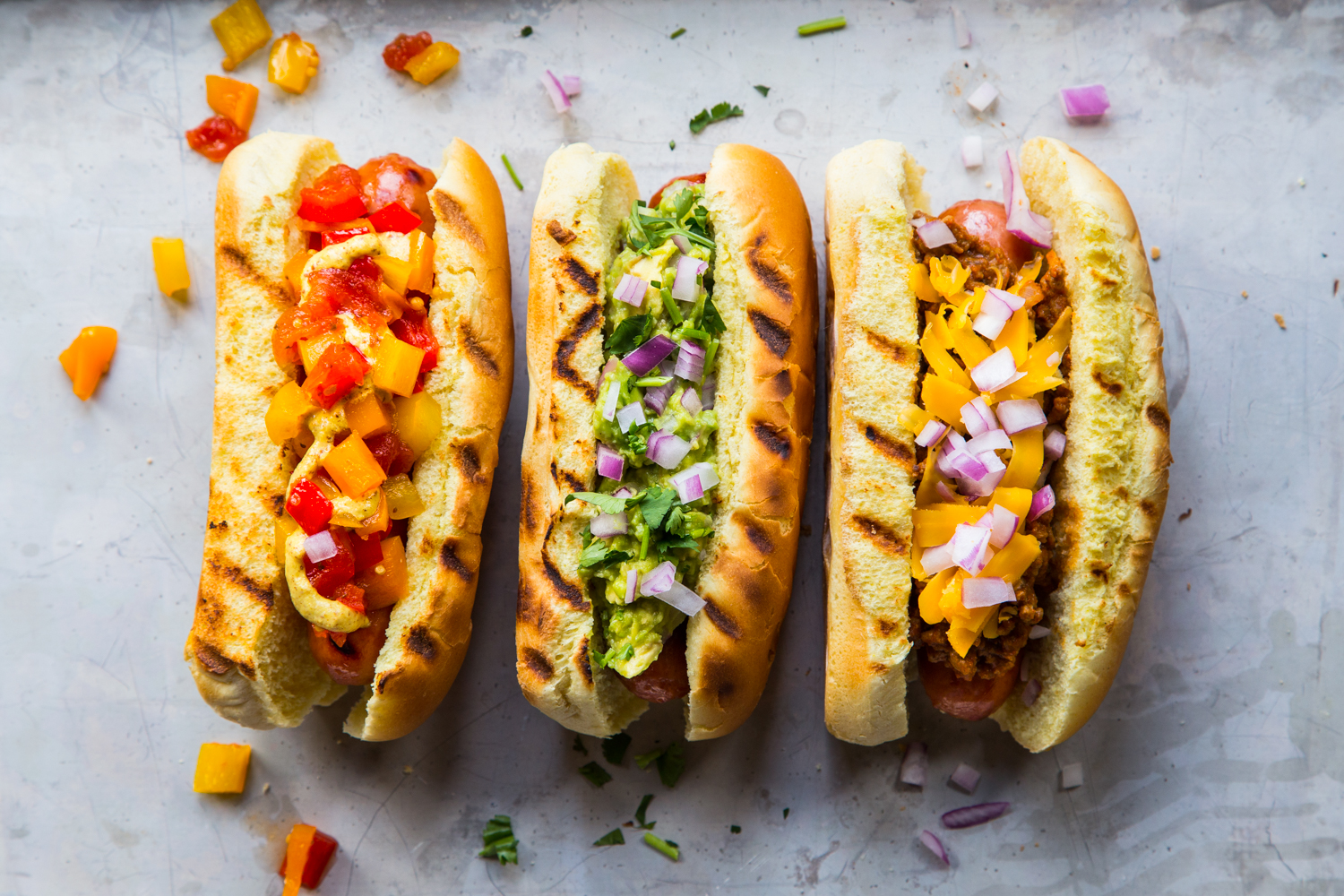 Homemade Hot Dog Toppings Jelly Toast