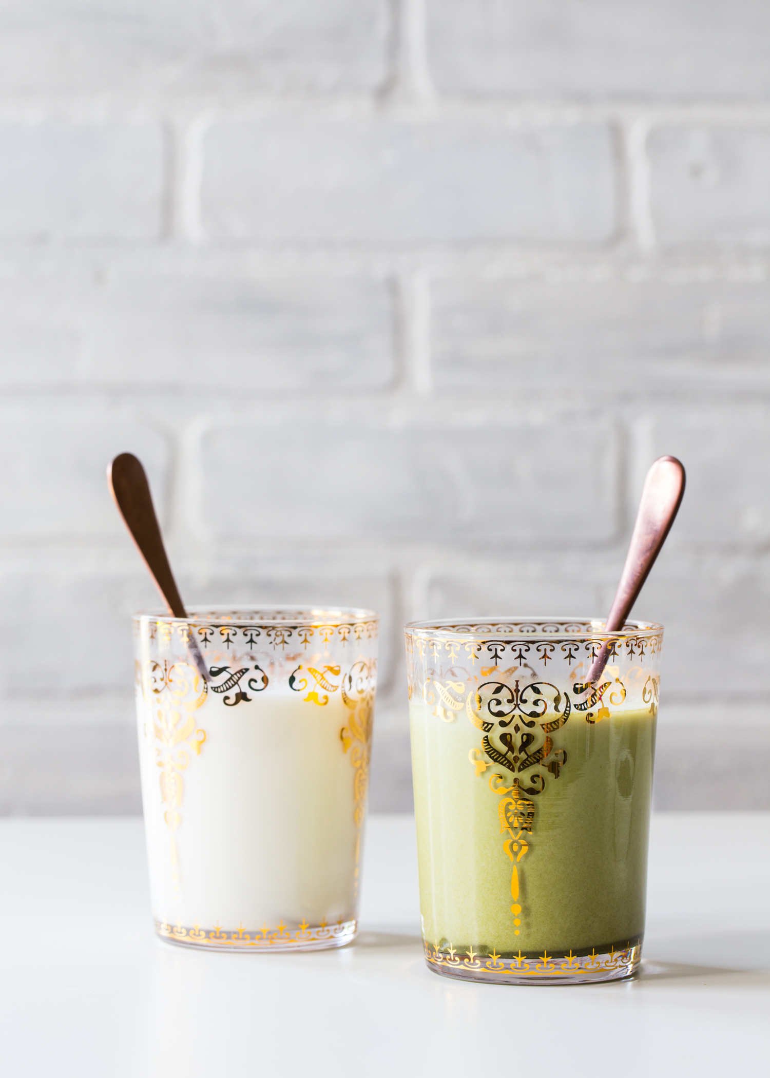 Flavored Milk - Lavender Honey Milk with a Matcha Twist