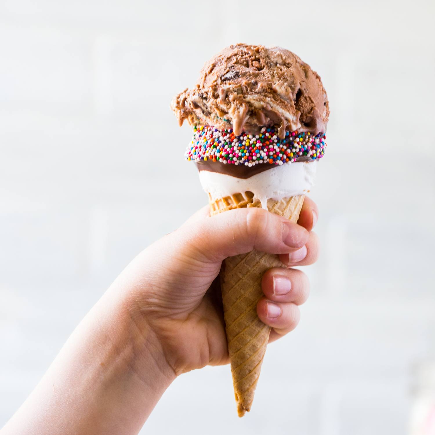 Marshmallow Dipped Ice Cream Cones for president!