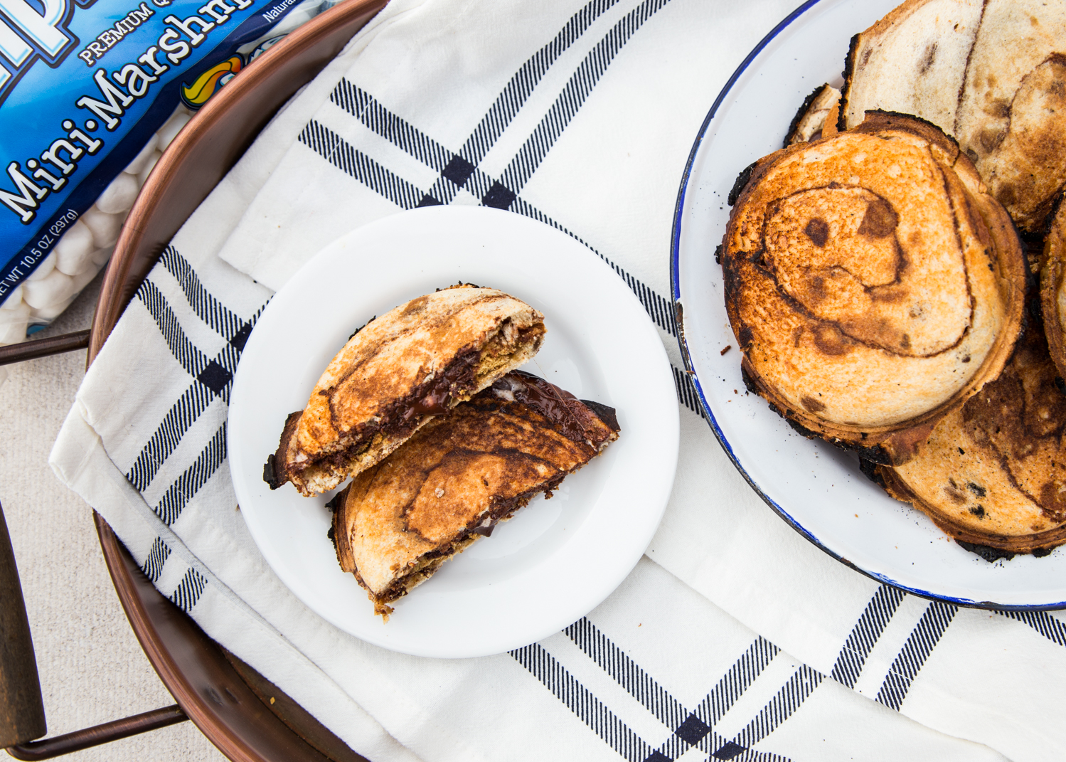 S'mores Pudgy Pies are an awesome campfire dessert!