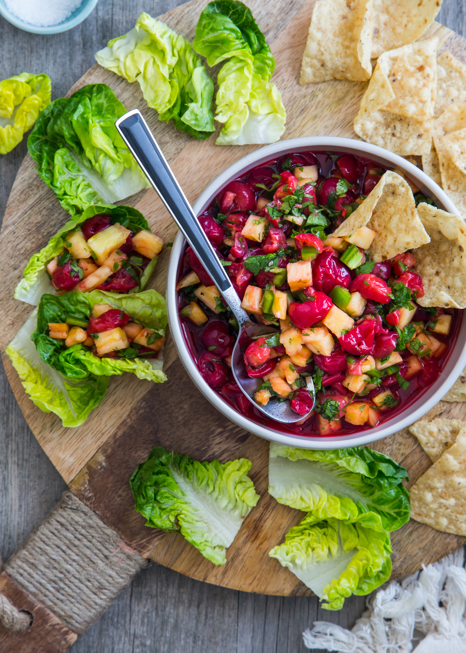 Montmorency Cherry Pineapple Salsa - amazing summer appetizer!