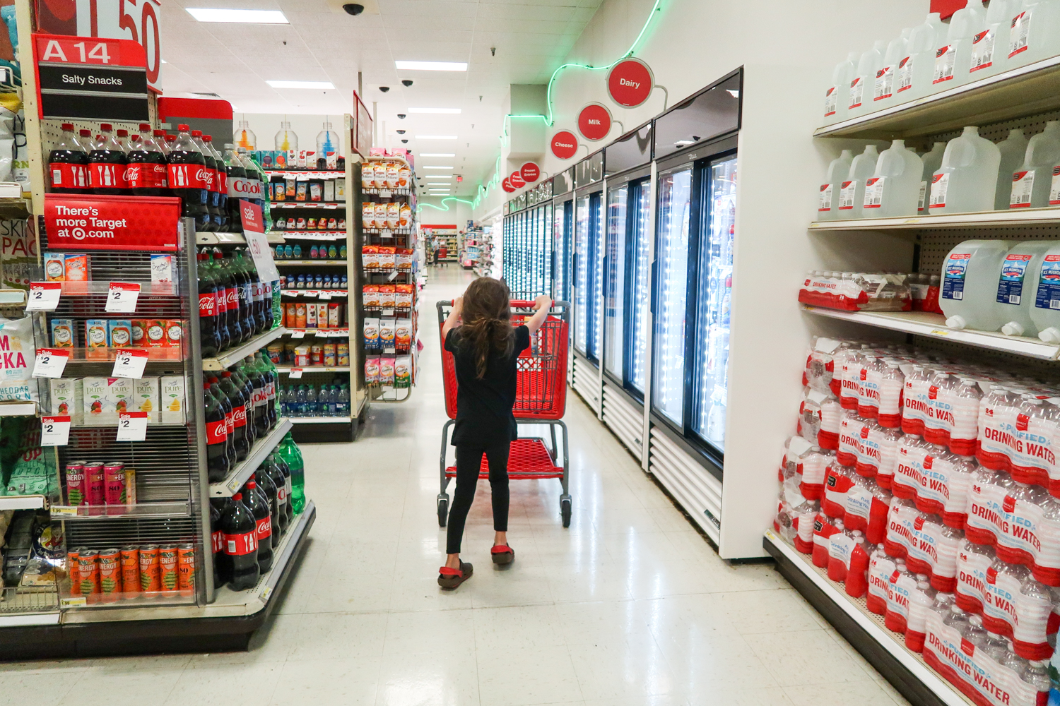 Mommy Daughter Shopping Trip to Target to pick up International Delights Simply Pure Coffee Creamer