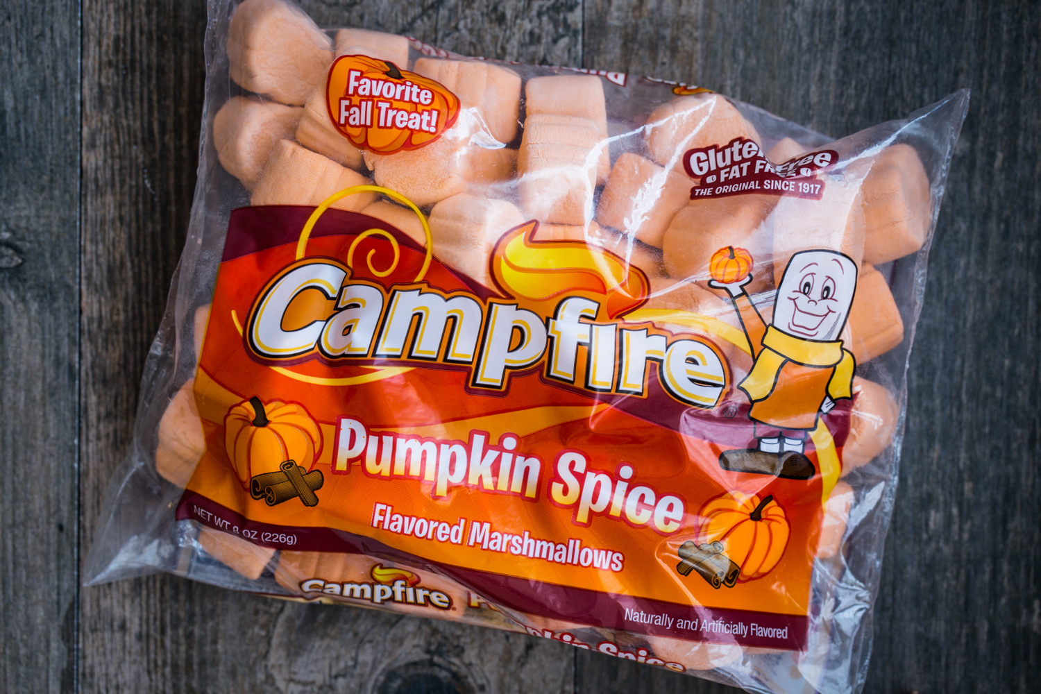 Pumpkin Spice White Chocolate Bark with Campfire Marshmallows Pumpkin Spice Marshmallows