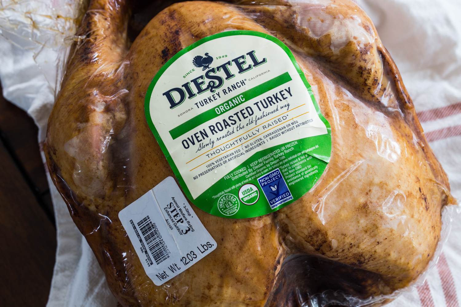 Fresh Roasted (No Salt) Deli Turkey Breast - Diestel Family Ranch