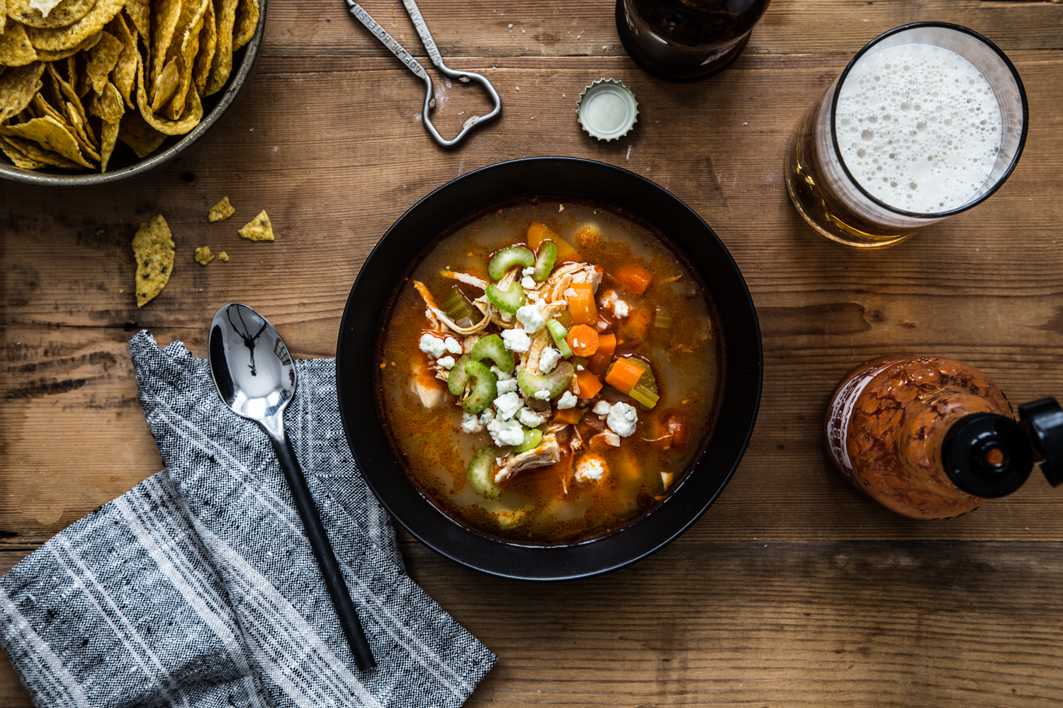 Instant Pot Buffalo Chicken Soup