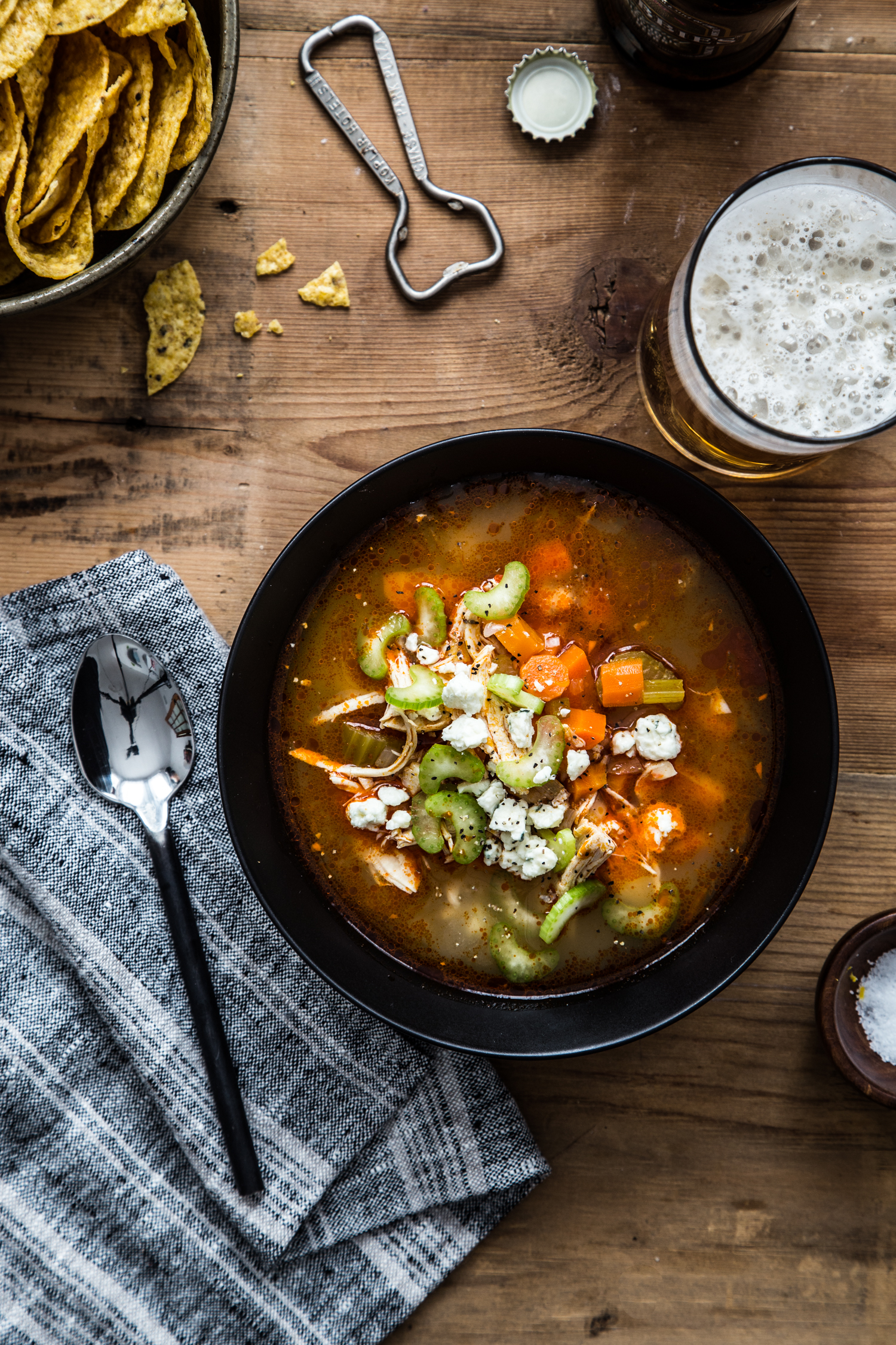 Instant Pot Buffalo Chicken Soup