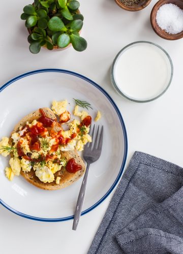 My Weekday Morning Routine #MyMorningProtein - Microwave Scrambled Eggs