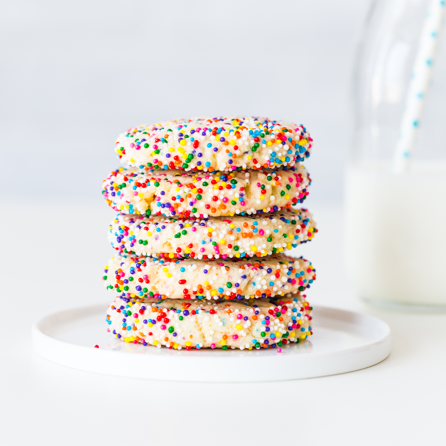 Funfetti White Chocolate Cookies