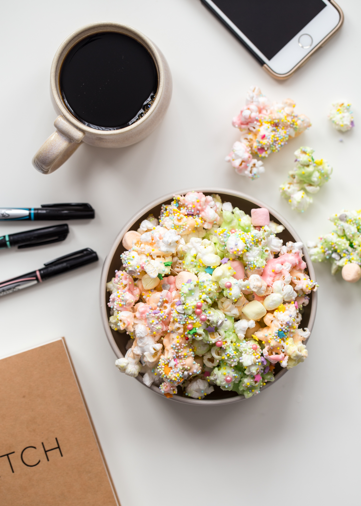 Unicorn Marshmallow Popcorn