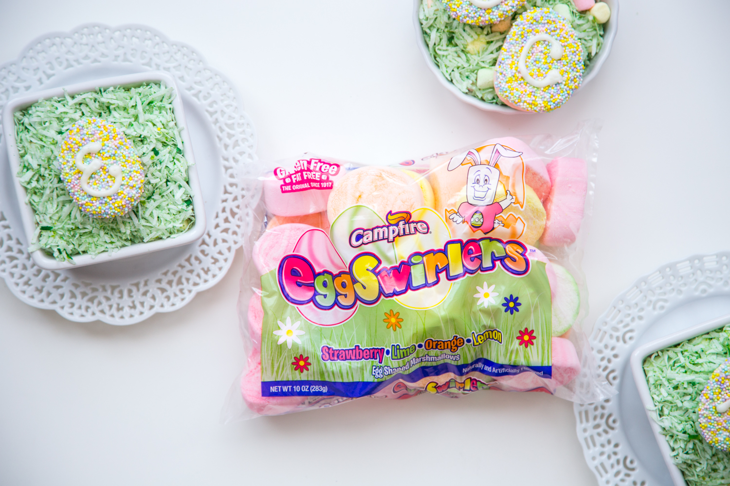 Monogram Marshmallow Easter Eggs with Campfire® Eggswirlers