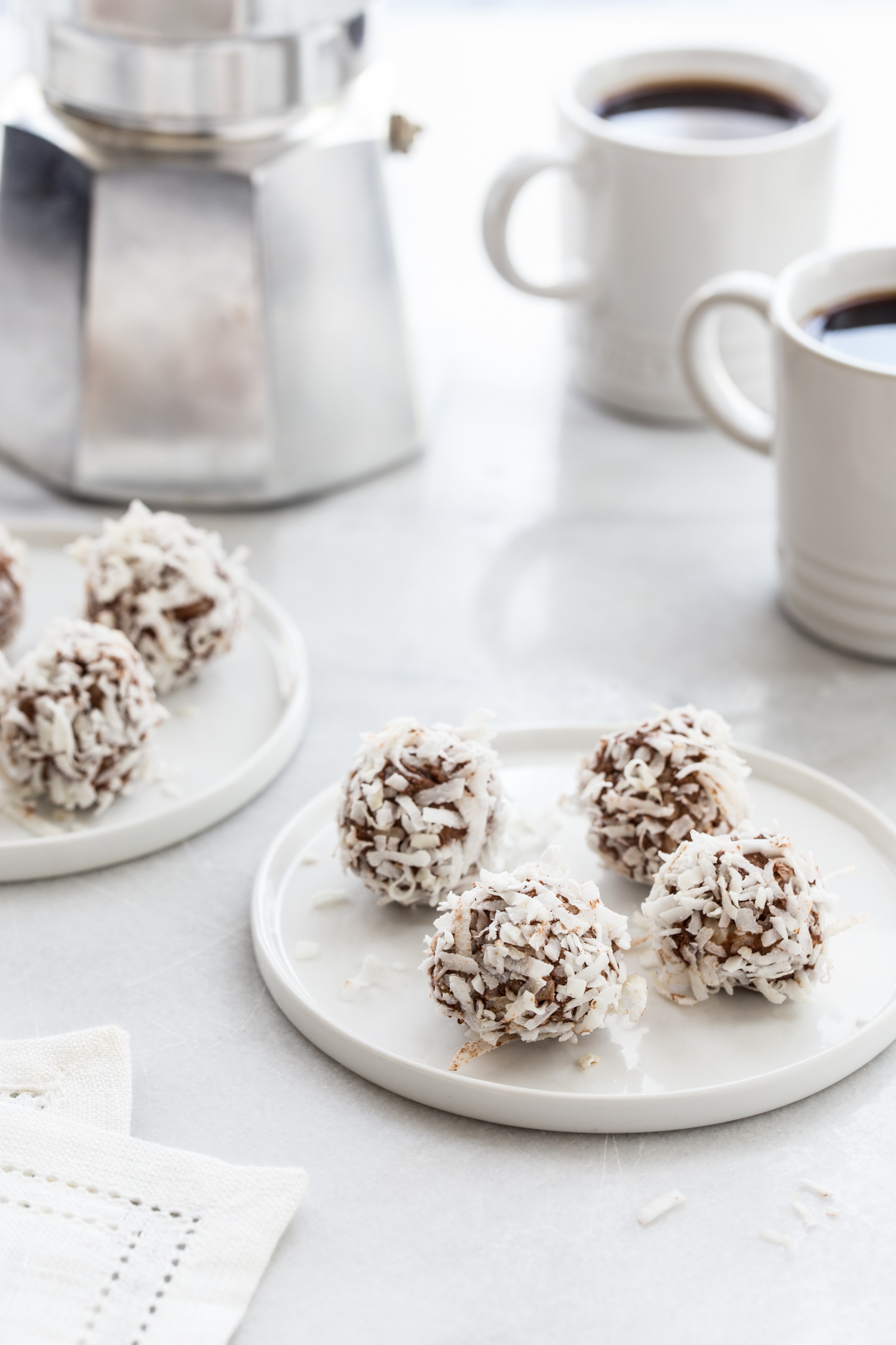 Low Carb Chocolate Coconut Truffles