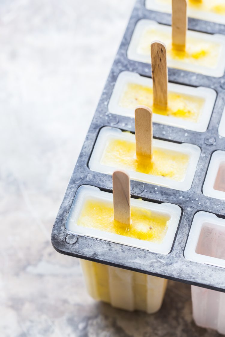 Pineapple Chia Popsicles