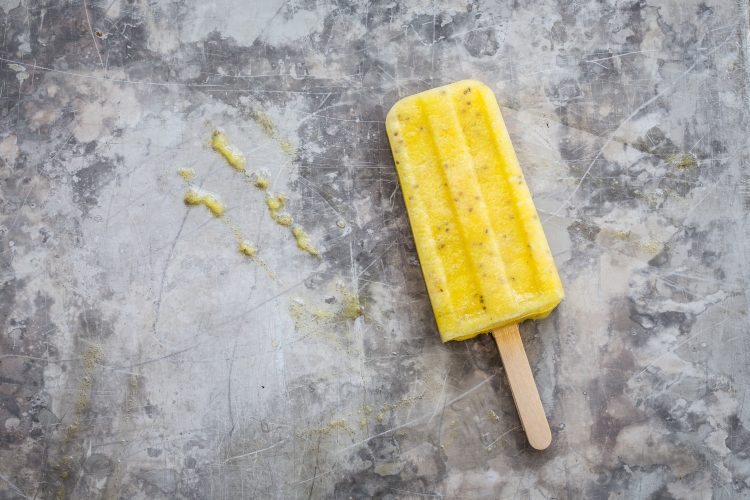 Pineapple Chia Popsicles