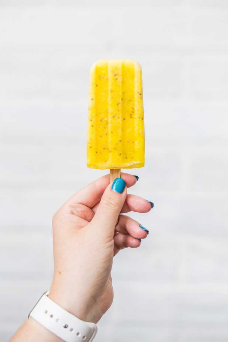 Pineapple Chia Popsicles