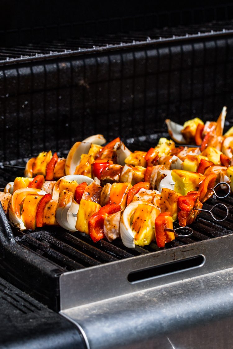 Sweet and Tangy Pork Kabobs