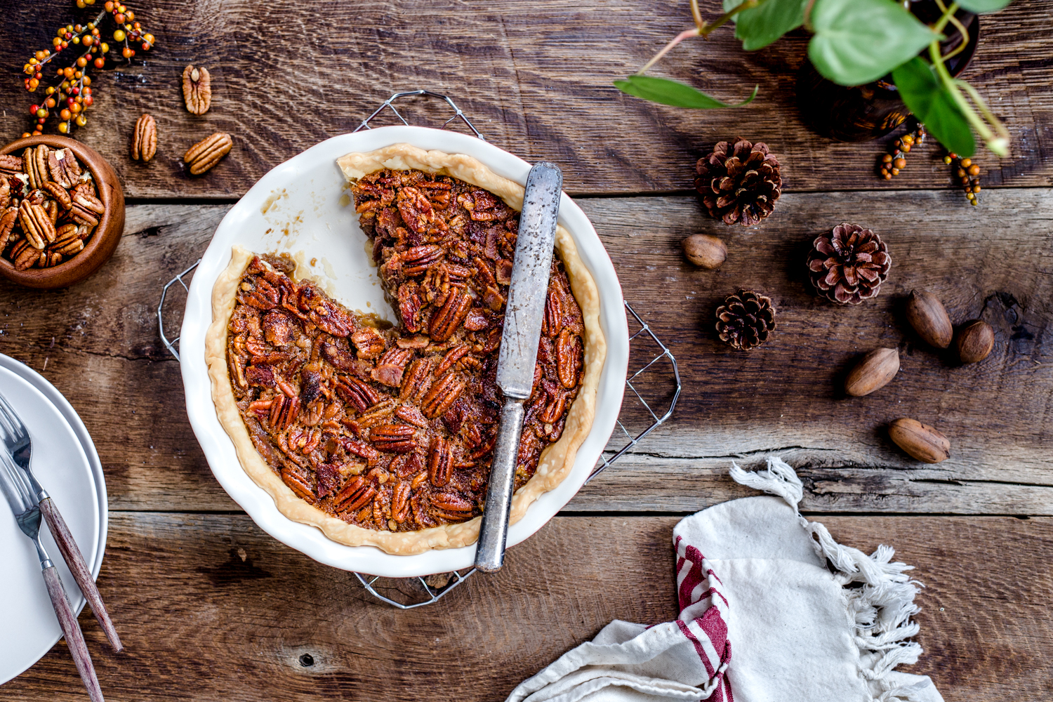 Bourbon Bacon Pecan Pie from Jelly Toast | jellytoastblog.com