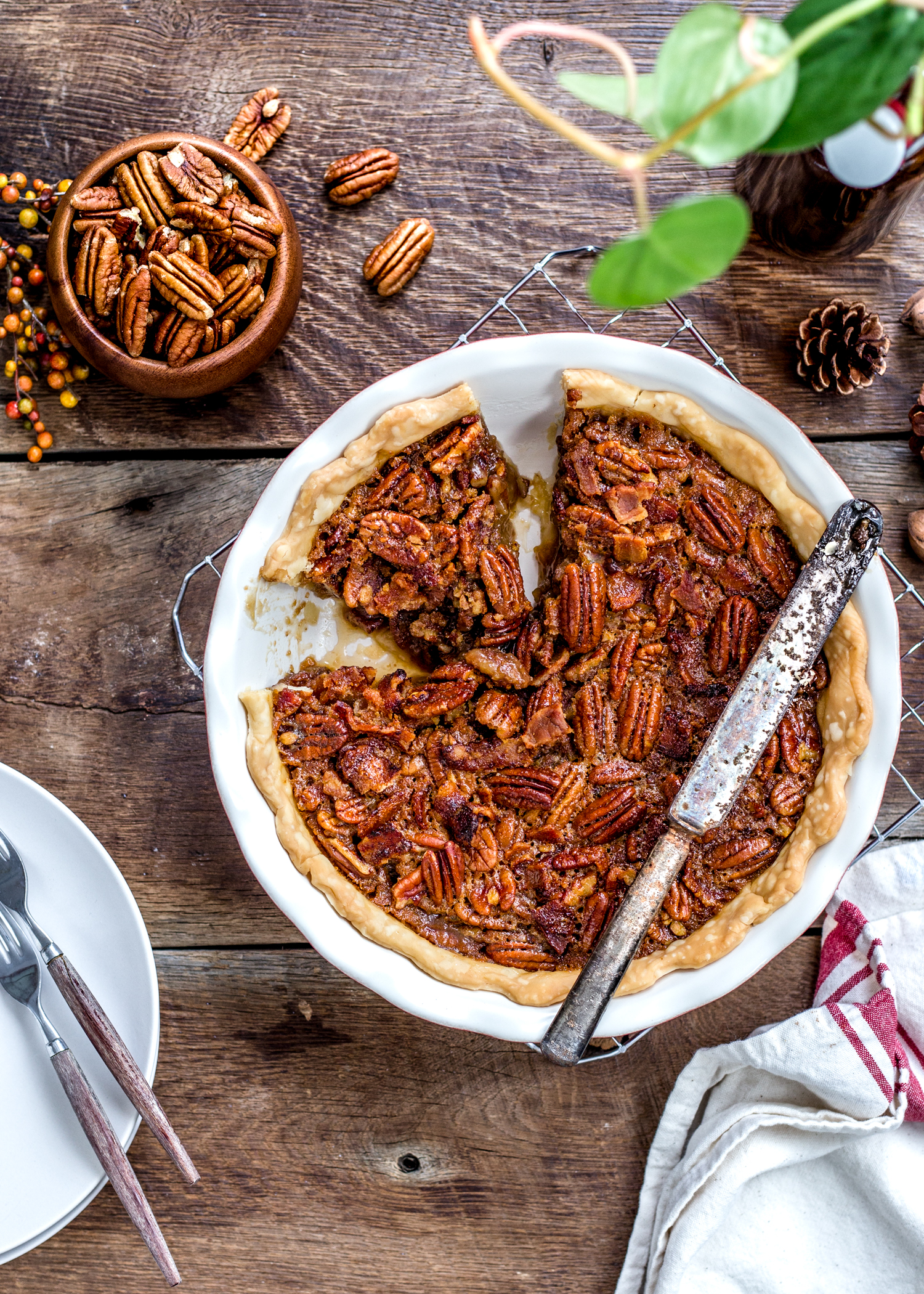 Bourbon Bacon Pecan Pie from Jelly Toast | jellytoastblog.com