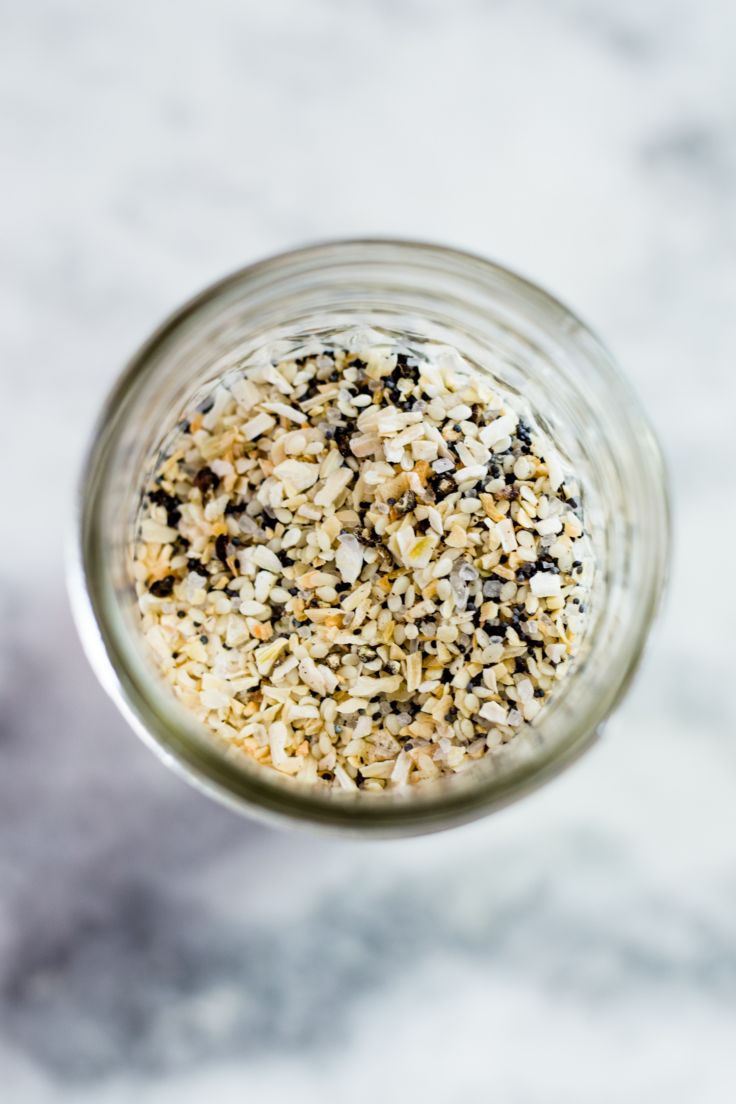 everything bagel seasoning mix closeup