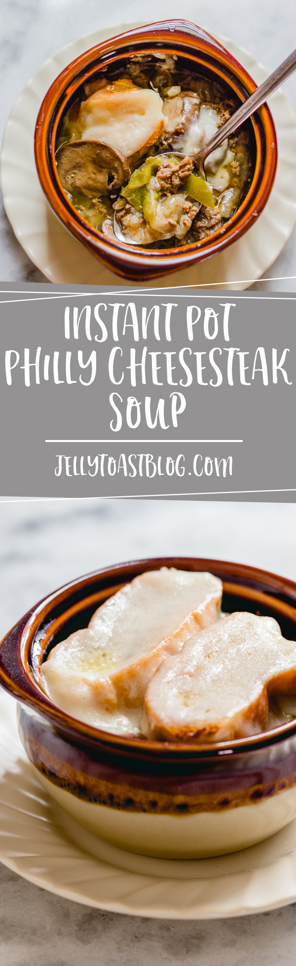 Instant Pot Philly Cheesesteak Soup
