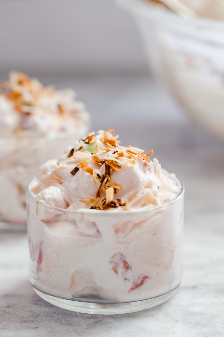 Tropical Fruit Marshmallow Fluff Salad + Video Jelly Toast