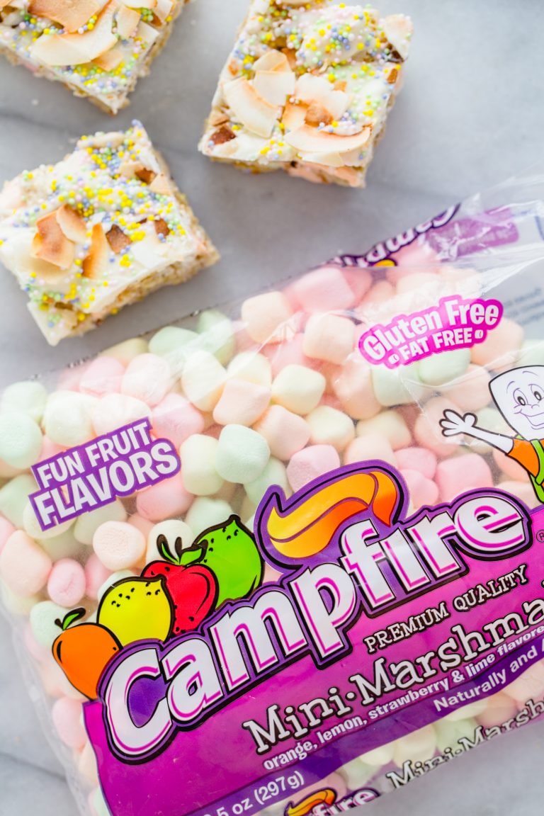 Toasted Coconut Marshmallow Treats & a Video Jelly Toast