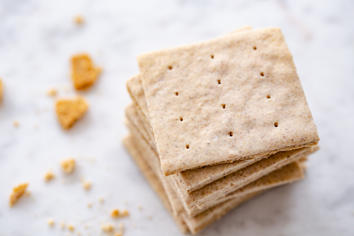 stack of gluten free graham crackers