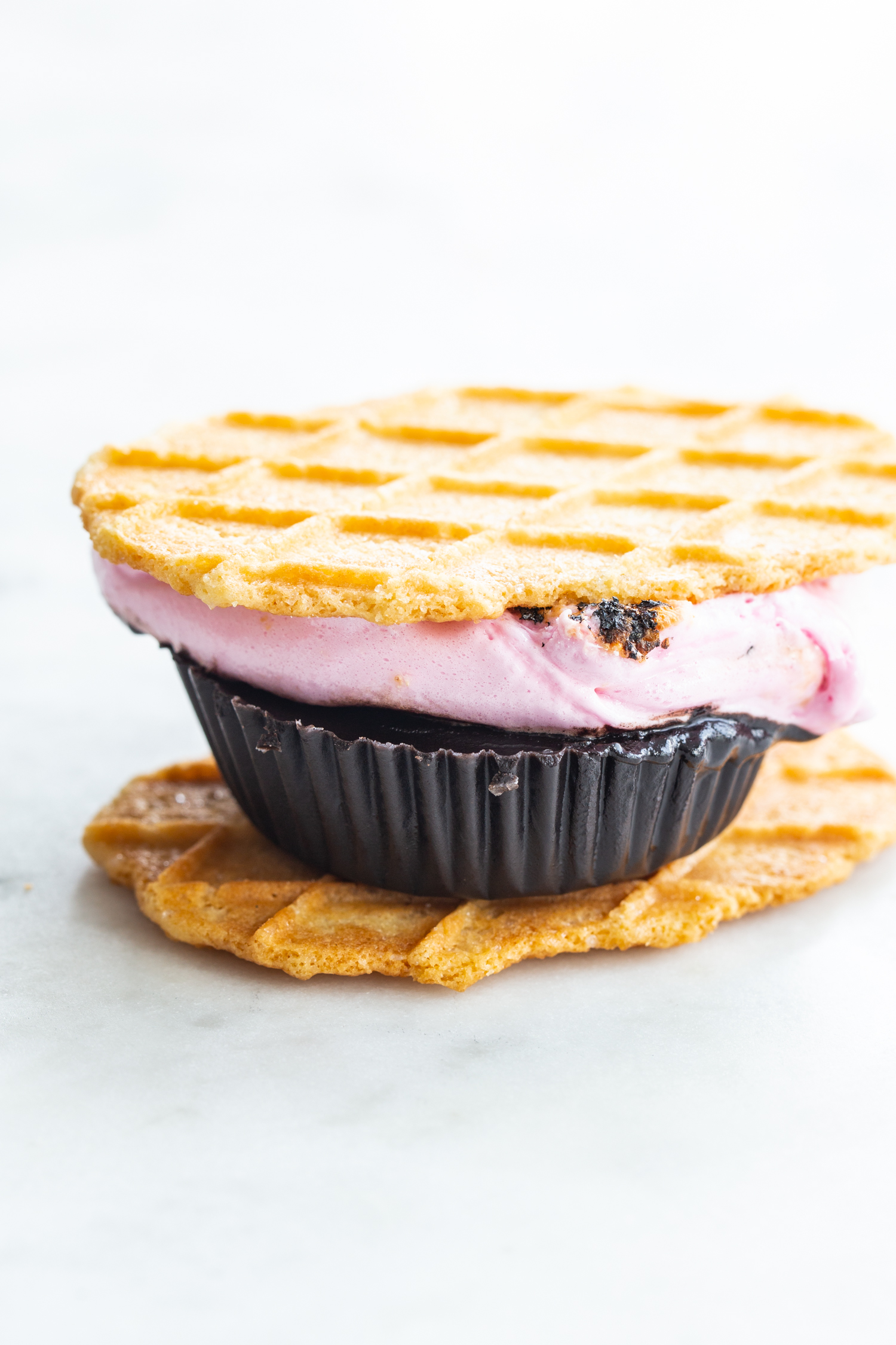 cherry almond butter cup smores