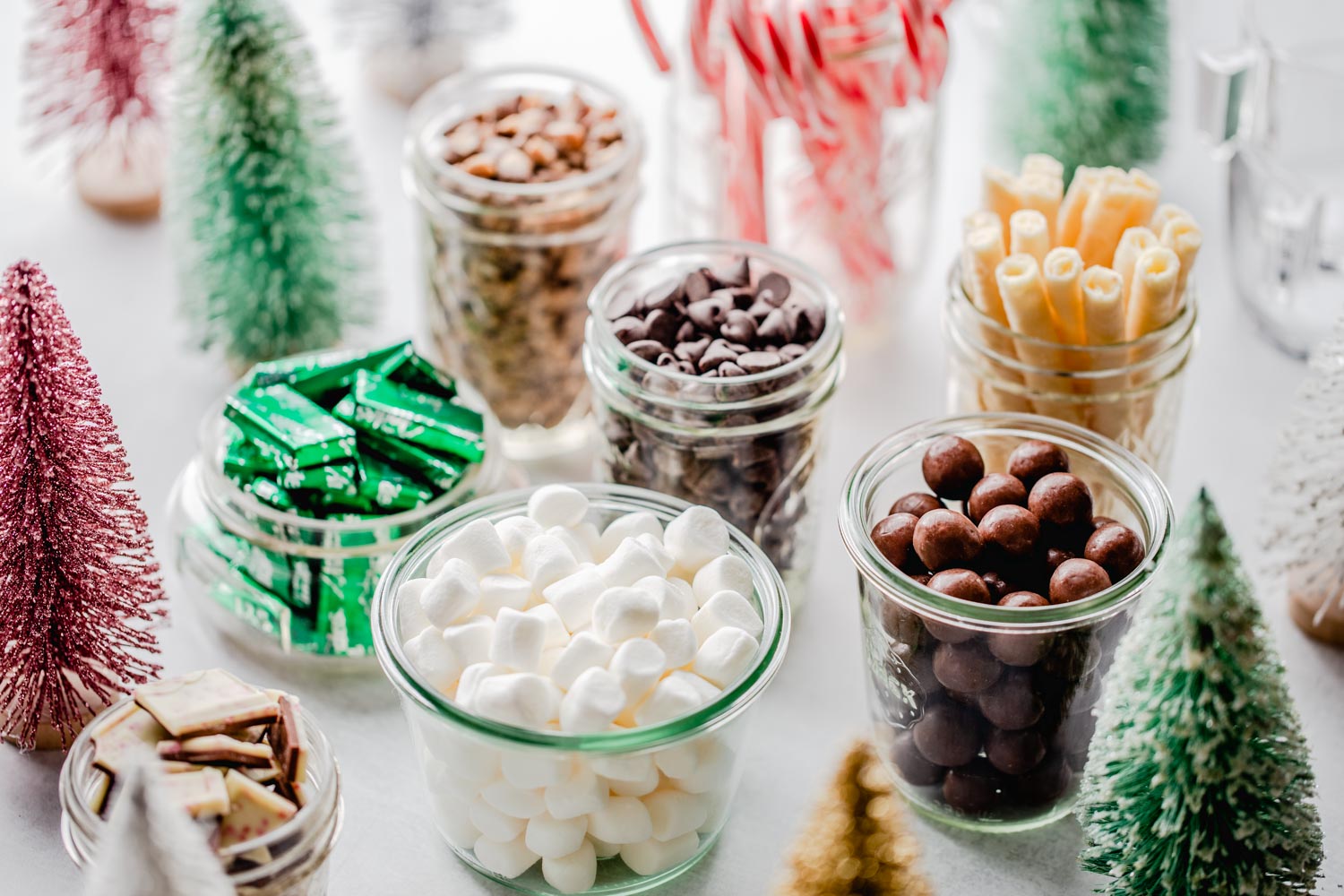 Christmas hot chocolate bar